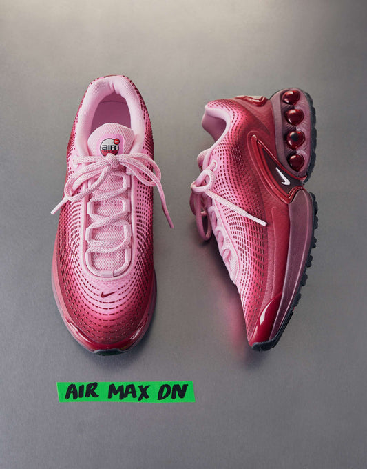 Nike Air Max DN trainers in dark burgundy