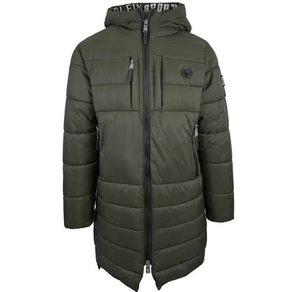 PLEIN SPORT Green Long Jacket