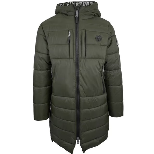 PLEIN SPORT Green Long Jacket