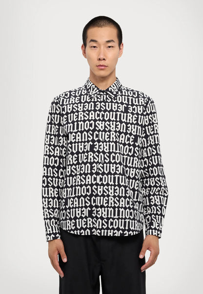 Versace Jeans Couture ALL OVER - Shirt - white