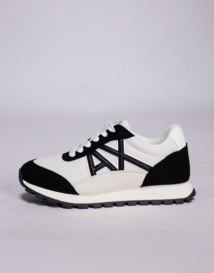 Armani Exchange Trainers in black and white