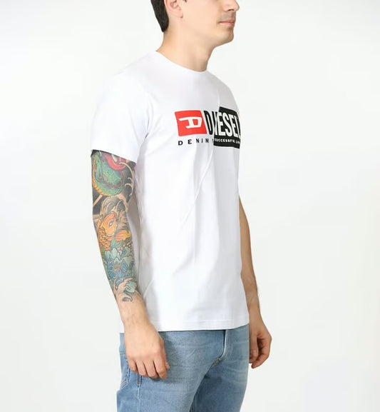 DIESEL T-Diego  T-Shirt in White & Black